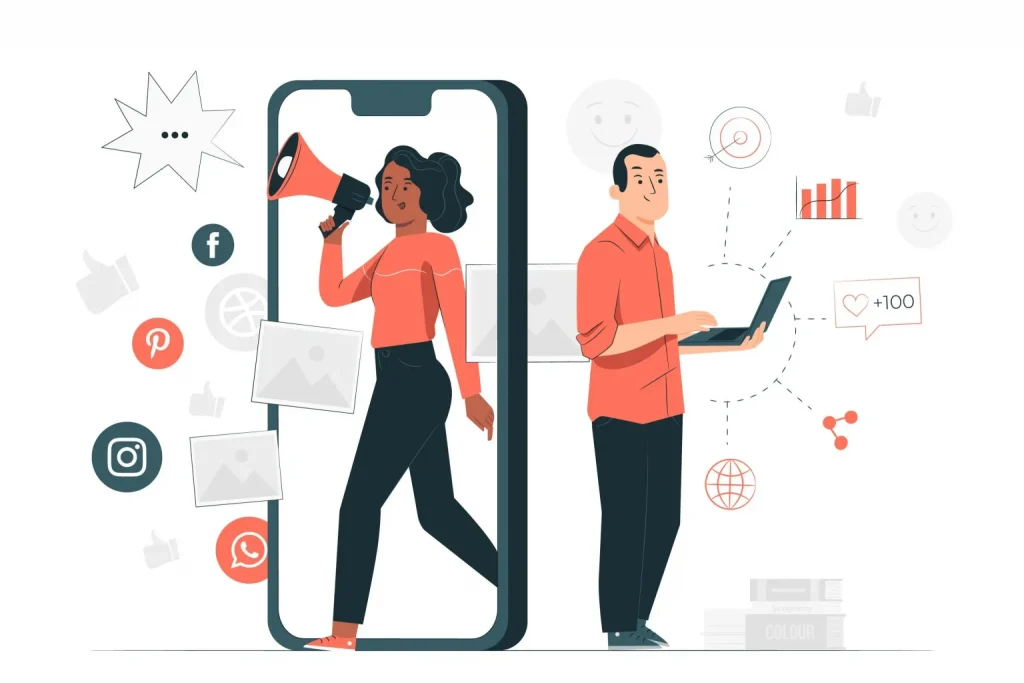 Social media marketing service